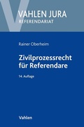 Abbildung von: Zivilprozessrecht für Referendare - Vahlen