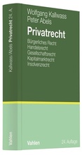 Cover: Privatrecht - Vahlen