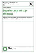 Cover: Regulierungsprinzip Effizienz - Nomos