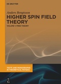 Cover: Higher Spin Field Theory  - De Gruyter
