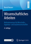 Cover: Wissenschaftliches Arbeiten - Springer Gabler