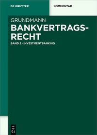 Abbildung von: Bankvertragsrecht - De Gruyter