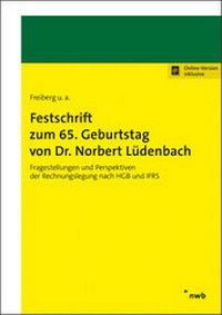 Abbildung von: Festschrift zum 65. Geburtstag von Dr. Norbert Lüdenbach - NWB