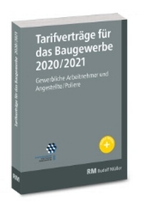 Abbildung von: Tarifverträge für das Baugewerbe 2020/2021 - Rudolf Müller Verlag