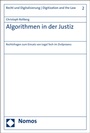 Cover: Algorithmen in der Justiz - Nomos