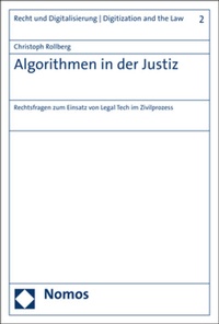 Abbildung von: Algorithmen in der Justiz - Nomos
