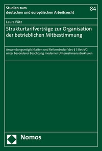 Abbildung von: Strukturtarifverträge zur Organisation der betrieblichen Mitbestimmung - Nomos