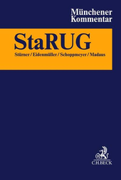 Münchener Kommentar zum StaRUG - §§ 1-101 - Rolf Stürner ...