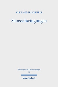 Abbildung von: Seinsschwingungen - Mohr Siebeck