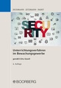 Cover: Unterrichtungsverfahren im Bewachungsgewerbe - Boorberg