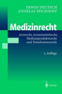 Abbildung von: Medizinrecht - Springer