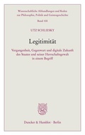 Cover: Legitimit&auml;t - Duncker & Humblot