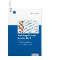 Abbildung von: Aushangpflichtige Gesetze 2020 - WEKA