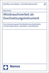 Abbildung von: Missbrauchsverbot als Durchsetzungsinstrument - Nomos