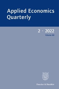 Abbildung von: Applied Economics Quarterly (AEQ) - Duncker & Humblot