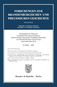 Abbildung von: Forschungen zur Brandenburgischen und Preußischen Geschichte - Duncker & Humblot