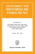 Abbildung von: Zeitschrift für Historische Forschung (ZHF) - Duncker & Humblot
