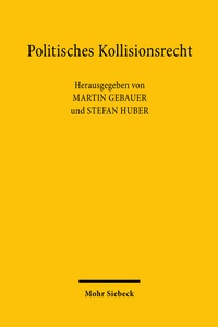 Abbildung von: Politisches Kollisionsrecht - Mohr Siebeck