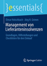 Abbildung von: Management von Lieferanteninsolvenzen - Springer Gabler