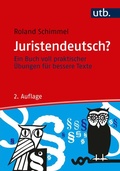 Cover: Juristendeutsch? - UTB