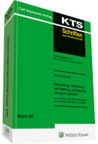 Abbildung von: Einziehung, Abfindung und Haftung im Rahmen von § 34 GmbHG - Carl Heymanns Verlag