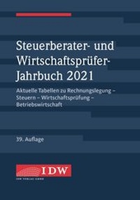 Abbildung von: Steuerberater- und Wirtschaftsprüfer-Jahrbuch 2021 - IDW