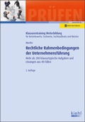 Cover: Rechtliche Rahmenbedingungen der Unternehmensf&uuml;hrung - Kiehl