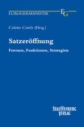 Cover: Satzer&ouml;ffnung - Stauffenburg