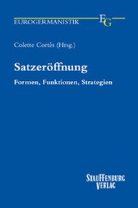 Enlarge image Cover: Satzeröffnung - Stauffenburg