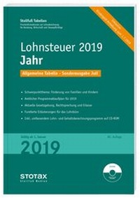 Abbildung von: Tabelle, Lohnsteuer 2020 Jahr - Sonderausgabe Juli - Stollfuß