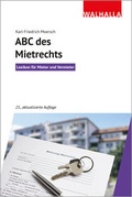 Cover: ABC des Mietrechts - Walhalla