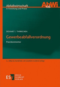 Abbildung von: Gewerbeabfallverordnung - Erich Schmidt Verlag