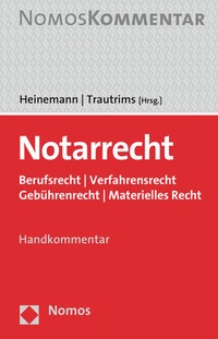 Abbildung von: Notarrecht - Nomos