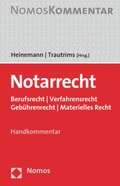 Cover: Notarrecht - Nomos
