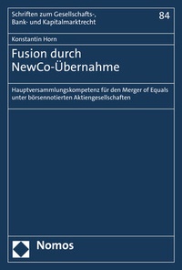 Abbildung von: Fusion durch NewCo-Übernahme - Nomos
