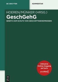 Enlarge image Cover: GeschGehG - De Gruyter