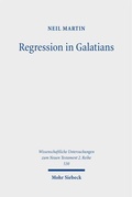 Cover: Regression in Galatians - Mohr Siebeck