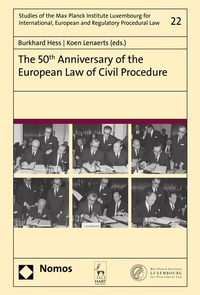 Abbildung von: The 50th Anniversary of the European Law of Civil Procedure - Nomos