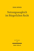 Bild: Nutzungsausgleich im B&uuml;rgerlichen Recht - Mohr Siebeck