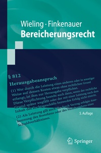 Enlarge image Cover: Bereicherungsrecht - Springer