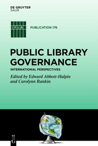 Enlarge image Cover: Public Library Governance - De Gruyter Saur
