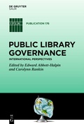 Cover: Public Library Governance - De Gruyter Saur