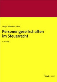 Abbildung von: Personengesellschaften im Steuerrecht - NWB