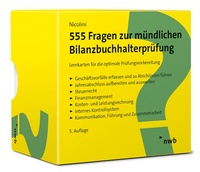 Abbildung von: 555 Fragen zur mündlichen Bilanzbuchhalterprüfung - NWB