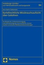 Cover: Kartellrechtliche Missbrauchsaufsicht über Gebühren - Nomos