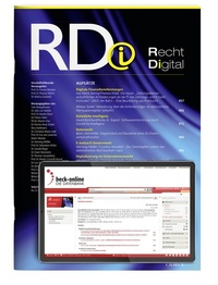 Abbildung von: Recht Digital - RDi - C.H.BECK