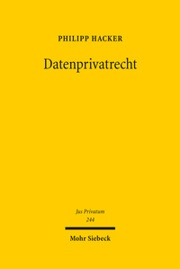 Enlarge image Cover: Datenprivatrecht - Mohr Siebeck