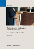 Abbildung von: Polizeibeamte als Zeugen im Strafverfahren - Boorberg