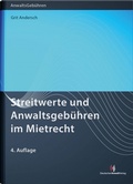 Bild: Streitwerte und Anwaltsgeb&uuml;hren im Mietrecht - Deutscher Anwaltverlag