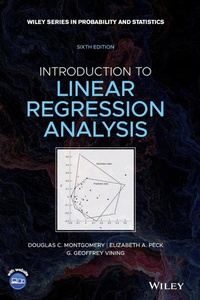 Enlarge image Cover: Introduction to Linear Regression Analysis - Wiley-Blackwell